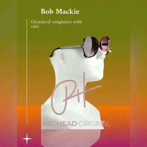 Bob Mackie oversized sunglasses NWT comes with unbranded sunglasses case